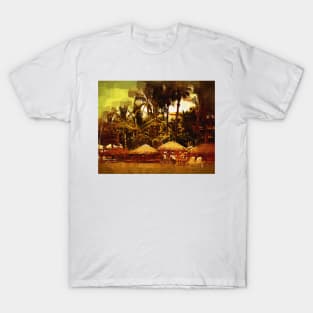 Resort Beach Scene T-Shirt